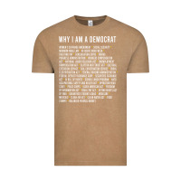 Vintage Coffee Why I am a Democrat cool political outfit for democrats Long Sleeve Vintage Tee - lanVoArt