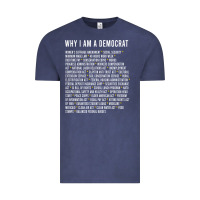 Why I Am A Democrat Cool Political Outfit For Democrats Long Sleeve Vintage Tee | Teevron