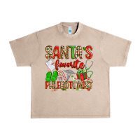 French Oak Santa's Favorite Phlebotomist Urban Heavy Tee - texasbilliewilder