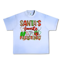 Grape Ice Santa's Favorite Phlebotomist Urban Heavy Tee - texasbilliewilder