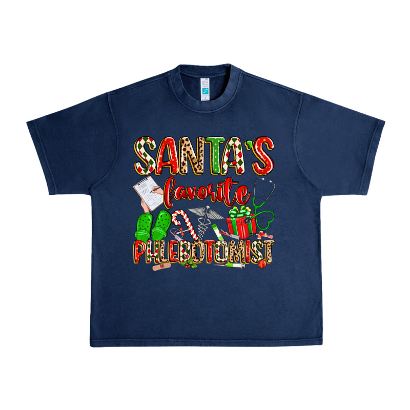 Santa's Favorite Phlebotomist Urban Heavy Tee by texasbilliewilder | Teevron