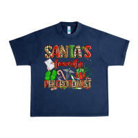 Navy Santa's Favorite Phlebotomist Urban Heavy Tee - texasbilliewilder