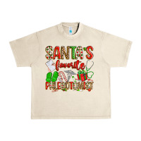 Sandshell Santa's Favorite Phlebotomist Urban Heavy Tee - texasbilliewilder