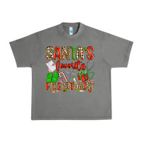 Tornado Santa's Favorite Phlebotomist Urban Heavy Tee - texasbilliewilder