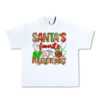 White Santa's Favorite Phlebotomist Urban Heavy Tee - texasbilliewilder