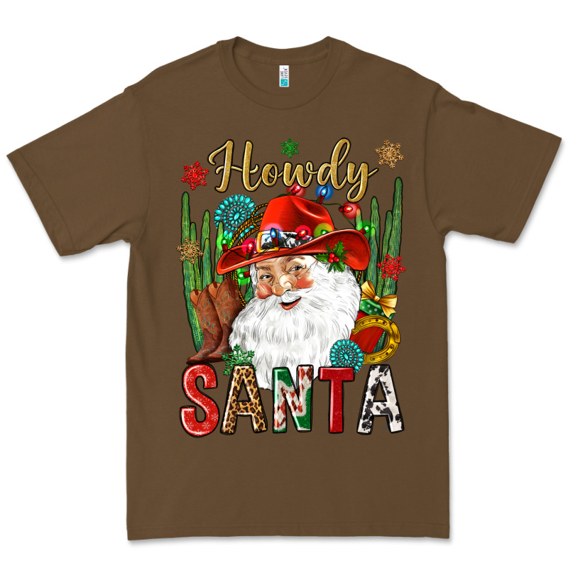 Howdy Santa Premium Tee by NancyCooperArtShop | Teevron