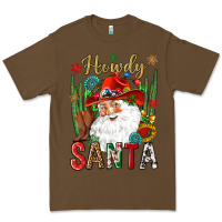 Cacao Howdy Santa Premium Tee - NancyCooperArtShop