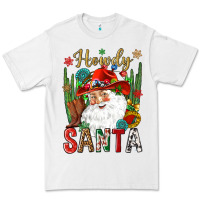 White Howdy Santa Premium Tee - NancyCooperArtShop