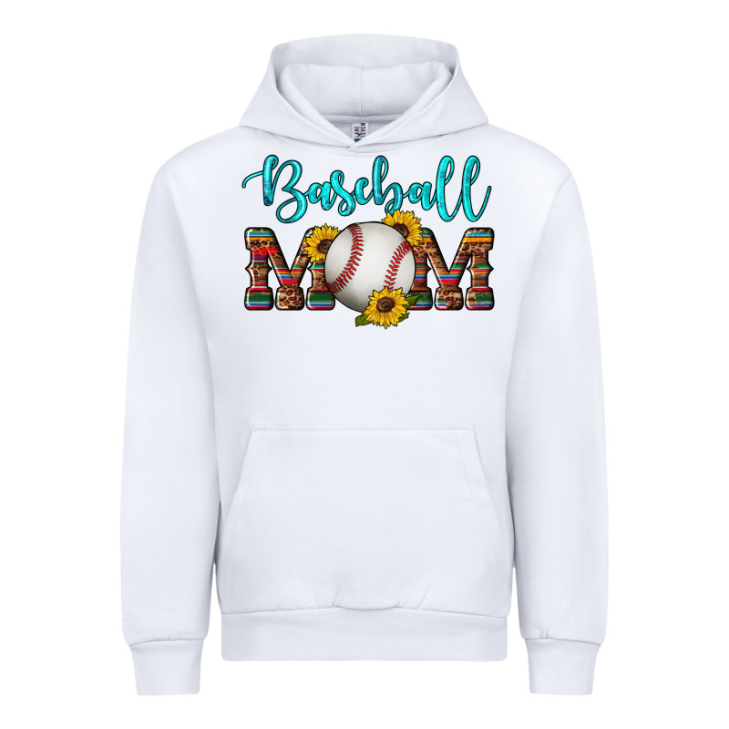 Western Leopard Serape Wooden Sunflowers  Turquoise Glitter Mom Baseba Urban Hoodie by Artiststas | Teevron