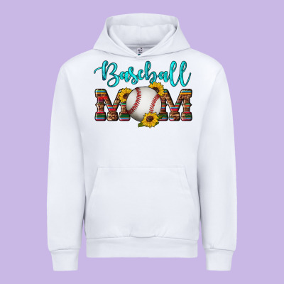 Western Leopard Serape Wooden Sunflowers  Turquoise Glitter Mom Baseba Urban Hoodie Designed By Artiststas