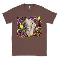 Chestnut mardi gras goat fleur de lis Classic Tee - RanaPortraitStore