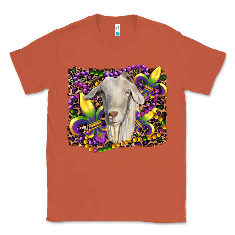 Mardi Gras Goat Fleur De Lis Classic Tee by RanaPortraitStore | Teevron