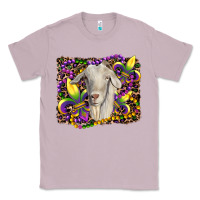 Lilac mardi gras goat fleur de lis Classic Tee - RanaPortraitStore