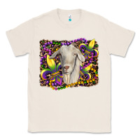 Natural mardi gras goat fleur de lis Classic Tee - RanaPortraitStore
