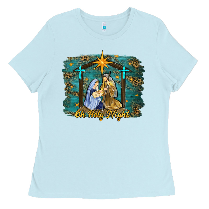 Oh Holy Night Western Ladies Tee by RanaPortraitStore | Teevron