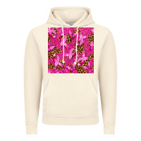 Vintage Artic breast cancer with ribbon and butterfly seamless p Vintage Hoodie - texasbilliewilder