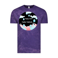 Cloud Purple Happy Easter Vintage Tee - Bettercallsaul