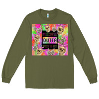 Army Green straight outta fucks to give Long Sleeve Tee - TumblerDesignByShophia