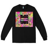 Black straight outta fucks to give Long Sleeve Tee - TumblerDesignByShophia
