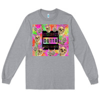 Heather Grey straight outta fucks to give Long Sleeve Tee - TumblerDesignByShophia