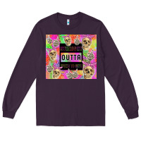 Plum straight outta fucks to give Long Sleeve Tee - TumblerDesignByShophia