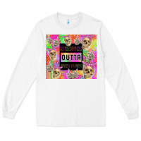 Straight Outta Fucks To Give Long Sleeve Tee | Teevron