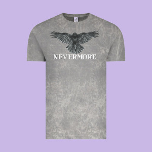 Hot Trend Raven Nevermore Poetry Halloween Edgar Allan Poe Vintage Tee Designed By Lanvoart
