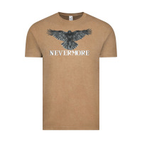 Vintage Coffee Hot Trend Raven Nevermore Poetry Halloween Edgar Allan Poe Vintage Tee - lanVoArt