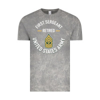 Cloud Rock first sergeant 1sg retired army military retirement gifts long sleeve Vintage Tee - lanVoArt