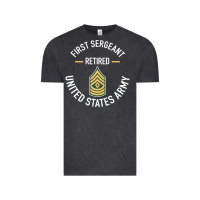 Vintage Black first sergeant 1sg retired army military retirement gifts long sleeve Vintage Tee - lanVoArt