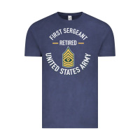 Vintage Denim first sergeant 1sg retired army military retirement gifts long sleeve Vintage Tee - lanVoArt
