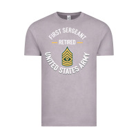 Vintage Zinc first sergeant 1sg retired army military retirement gifts long sleeve Vintage Tee - lanVoArt