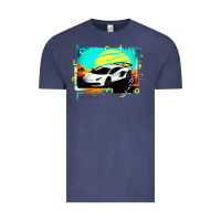 Vintage Denim Lam borghini Aventador SVJ gift Vintage Tee - lanVoArt