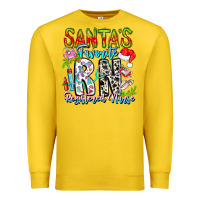 Lemon Santa's Favorite RN Registered Nurse Premium Sweatshirt - CowhideDigitalArt