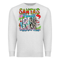 Oatmeal Heather Santa's Favorite RN Registered Nurse Premium Sweatshirt - CowhideDigitalArt