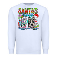 White Santa's Favorite RN Registered Nurse Premium Sweatshirt - CowhideDigitalArt