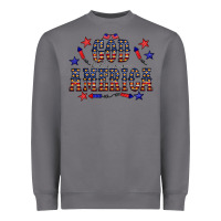 Storm 4 july god bless america western Heavyweight Sweatshirt - CowCowDesign