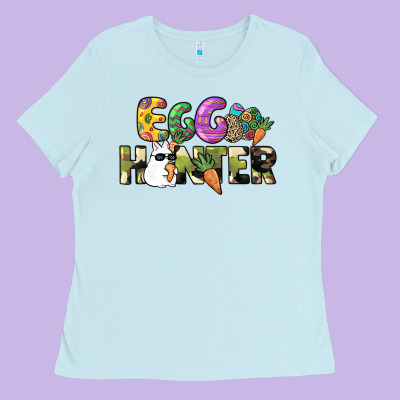 Egg Hunter Ladies Tee Designed By Nancycooperartshop