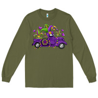 Army Green mardi gras truck Long Sleeve Tee - Jasminsmagicworld