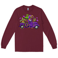 Burgundy mardi gras truck Long Sleeve Tee - Jasminsmagicworld
