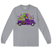 Heather Grey mardi gras truck Long Sleeve Tee - Jasminsmagicworld