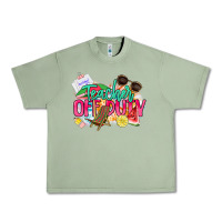 Oil Green teacher off duty Urban Heavy Tee - NancyCooperArtShop