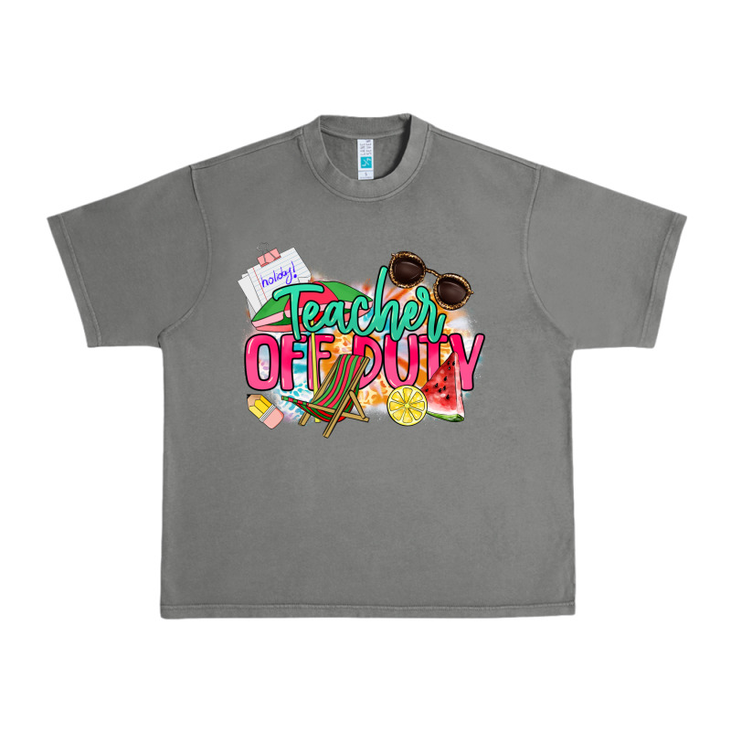 Teacher Off Duty Urban Heavy Tee by NancyCooperArtShop | Teevron