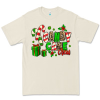 Bone Candy Cane Crew Premium Tee - MaliasSmallBusiness