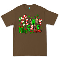 Cacao Candy Cane Crew Premium Tee - MaliasSmallBusiness