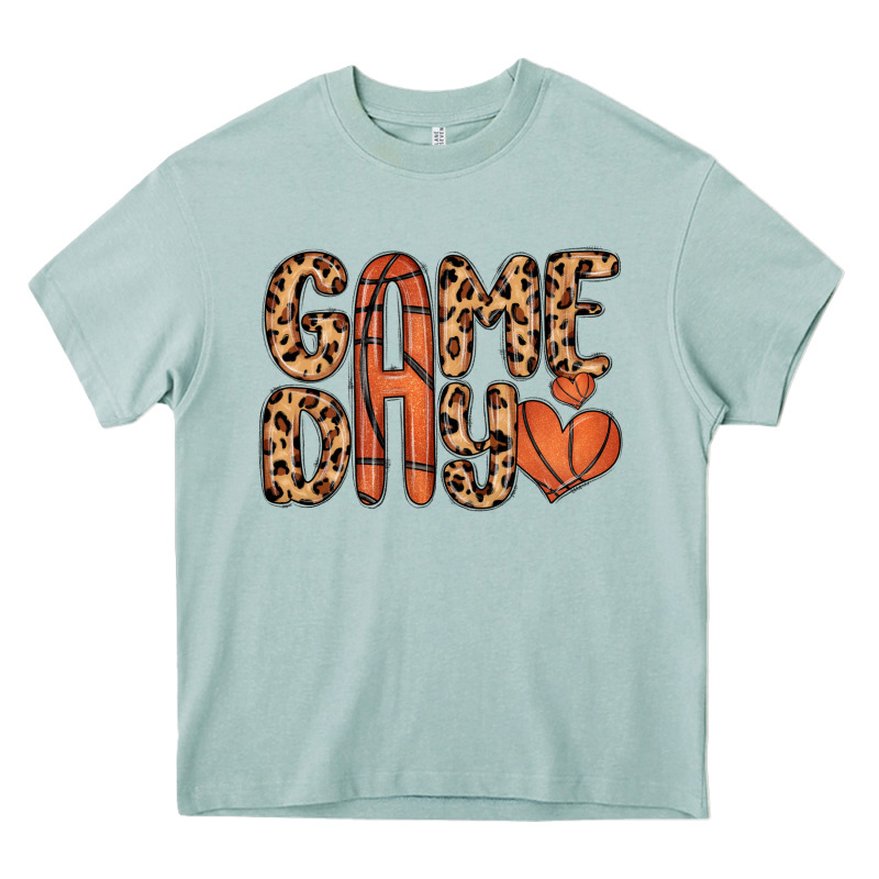 Game Day Basketball Heavy Core Tee by MaliasSmallBusiness | Teevron