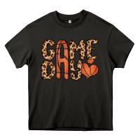 Asphalt game day basketball Heavy Core Tee - MaliasSmallBusiness