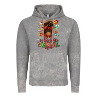 Cloud Rock Santa's Favorite Dental Squad Afro Messy Bun Vintage Hoodie - texasbilliewilder