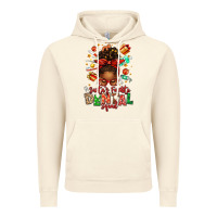 Vintage Artic Santa's Favorite Dental Squad Afro Messy Bun Vintage Hoodie - texasbilliewilder