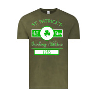 Vintage Olive Drinking Athletics Vintage Tee - Bettercallsaul